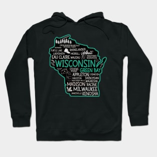 Green Bay Wisconsin cute Osseo, Kenosha, Racine, Appleton, Waukesha, Eau Claire, Oshkosh, Janesville Hoodie